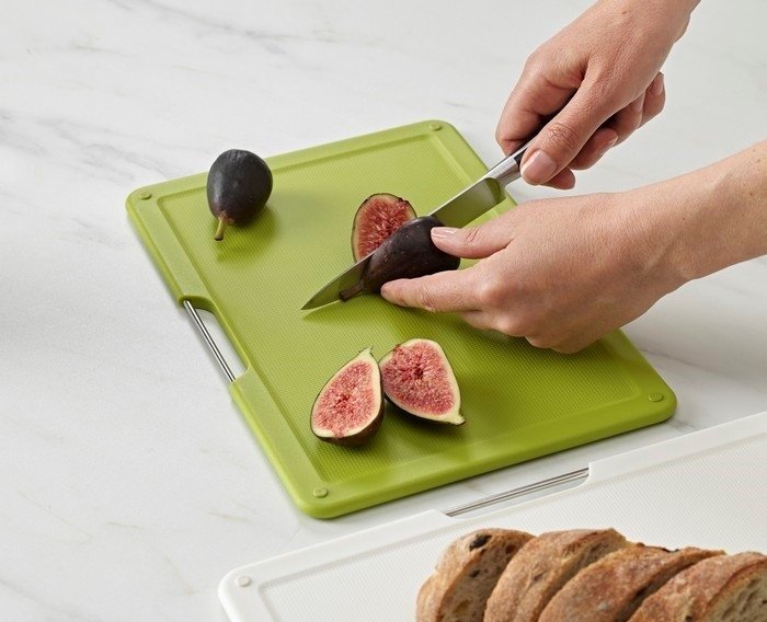 Joseph Joseph FOLIO SLIM Zestaw 3 Desek do Krojenia z Organizerem do Szafki