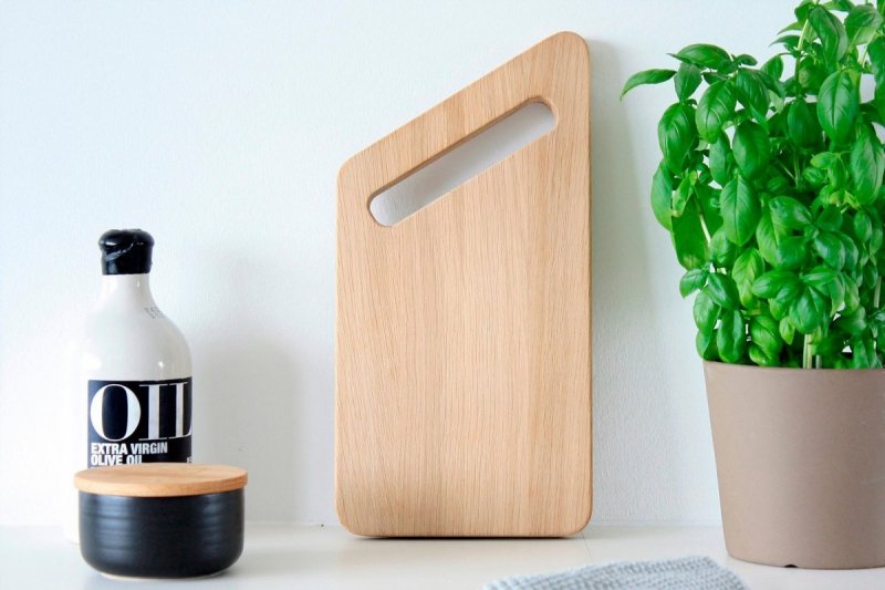 NUR Design Studio KLIPPA Deska do Krojenia Dębowa - Duża