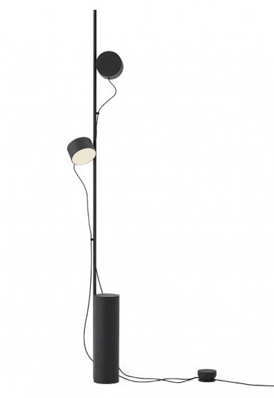 Muuto POST Lampa Stojąca - Podłogowa / Czarna