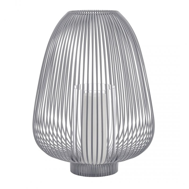 Blomus LYVA Lampion 45 cm / Szary Steel Gray
