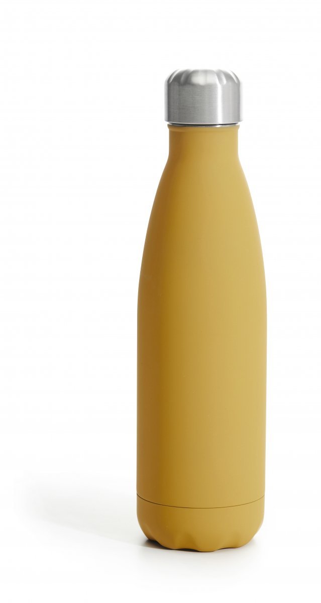 Sagaform TO GO Stalowa Butelka Termiczna 500 ml Żółta