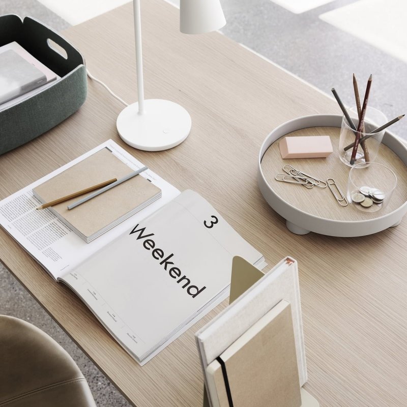 Muuto PLATFORM Taca Okrągła - Podstawka 30 cm  - Ciemnoczerwona
