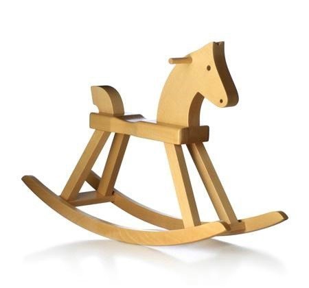 Kay Bojesen ROCKING HORSE Drewniany Konik na Biegunach dla Dzieci