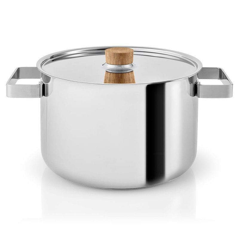 Eva Solo NORDIC KITCHEN Garnek z Pokrywką 6 l Drewniany Uchwyt