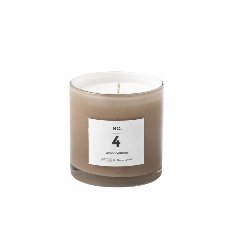 Bloomingville NO.4 Świeca Zapachowa z Naturalnego Wosku 200 g. / Cytryna i Werbena