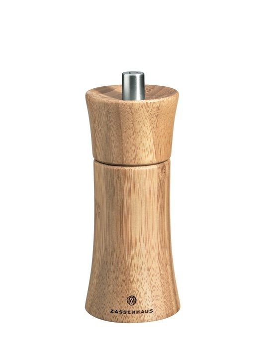 Zassenhaus FRANKFURT Drewniany Młynek do Pieprzu 14 cm Bambusowy