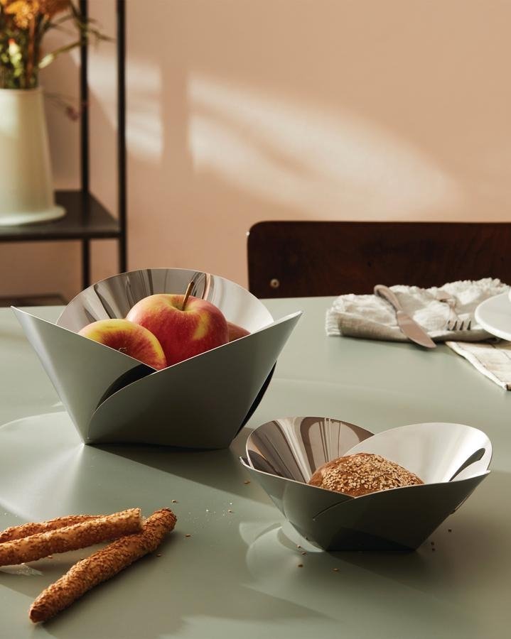 Alessi HARMONIC Kosz na Owoce ze Stali Polerowanej