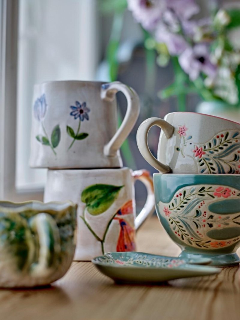 Ręcznie malowane kubki Creative Collection Rosalynde