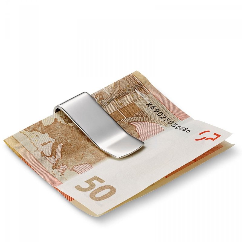 Philippi HAP Klips do Banknotów Pieniędzy / Srebrny Polerowany