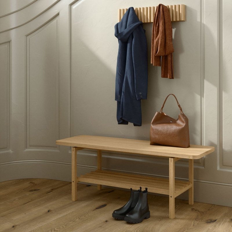 Andersen Furniture MONO Ścienny Wieszak na Ubrania 52 cm / Dębowy