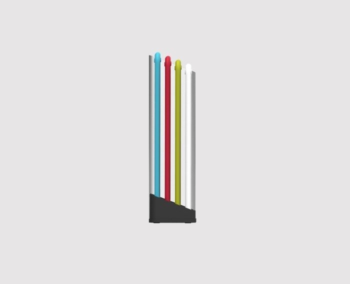 Joseph Joseph FOLIO Zestaw 4 Desek do Krojenia w Etui - Wersja L - Srebrny