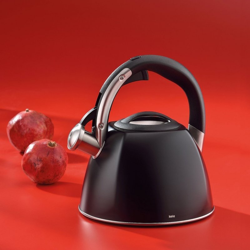 Kela VITUS Czajnik Stalowy 2,4 l / Czarny