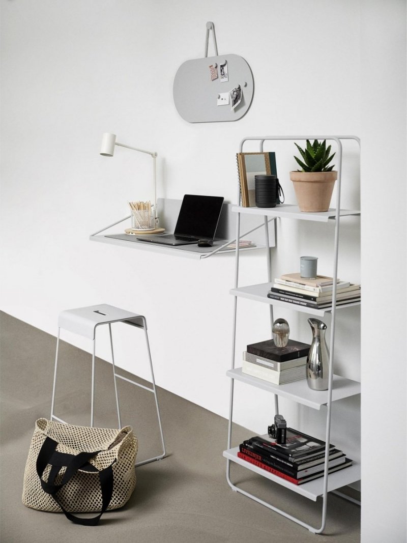 ZONE Denmark A-BOOKSHELF Półka - Regał 140 cm Czarny