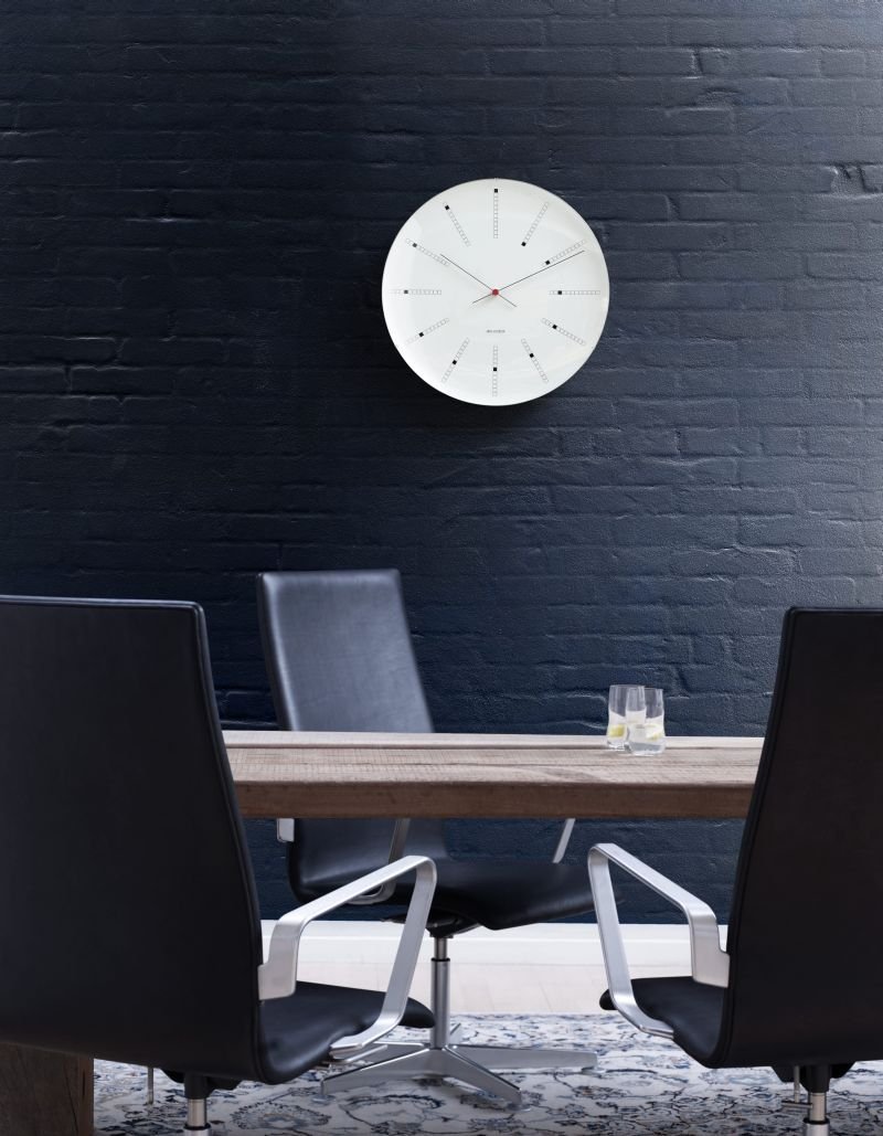 Rosendahl ARNE JACOBSEN Zegar Ścienny - Bankers 160 Biały