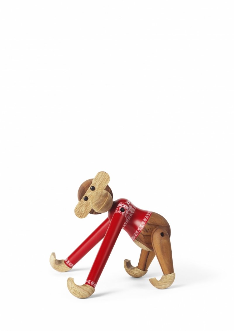 Kay Bojesen MONKEY Małpka Drewniana Mini / Edycja Świąteczna 2024