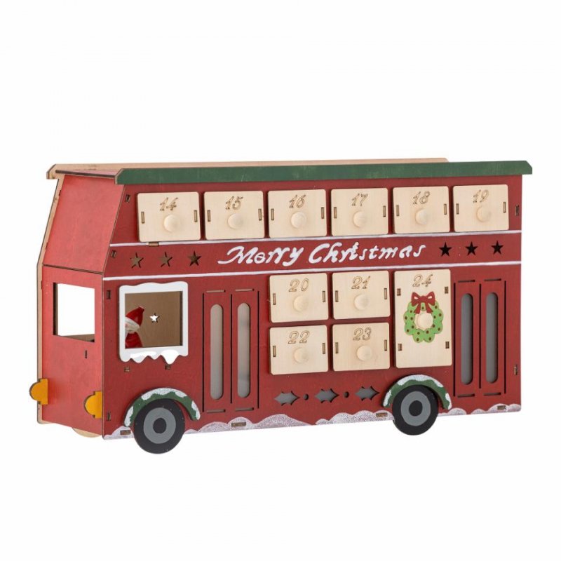Bloomingville CHRISTMAS EDWARD Świąteczny Kalendarz Adwentowy do Własnej Aranżacji