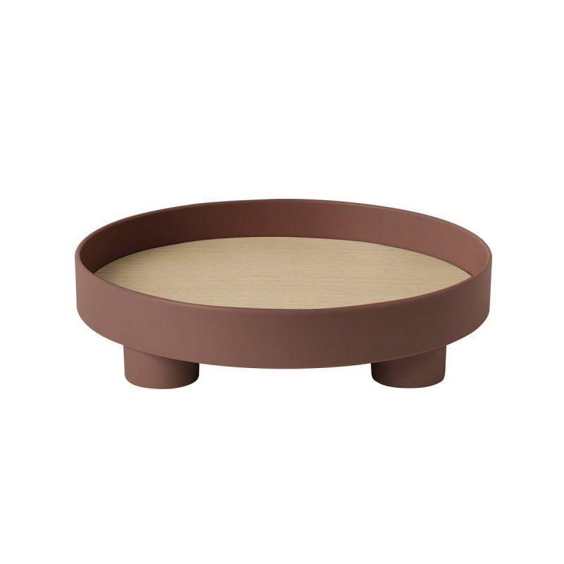 Muuto PLATFORM Taca Okrągła - Podstawka 30 cm  - Ciemnoczerwona