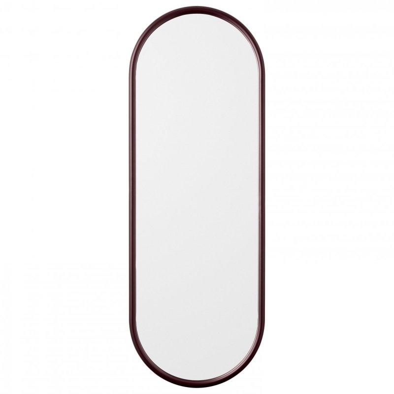 AYTM - ANGUI Lustro Ścienne Owalne 108 cm Bordowe
