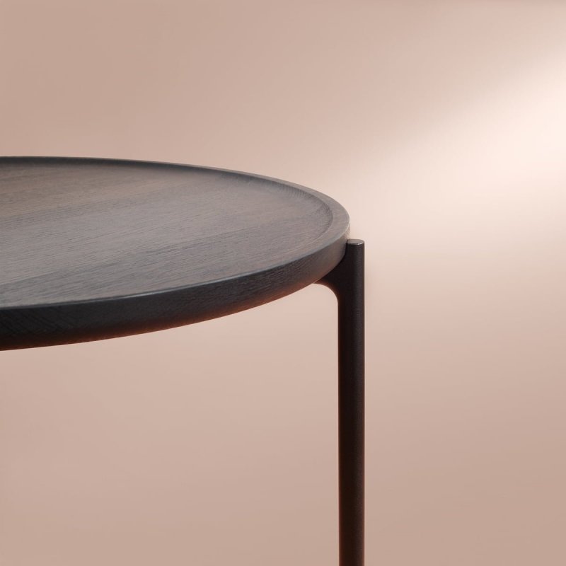 Eva Solo SAVOYE Okrągły Stolik Kawowy 60 cm (wys. 42 cm) Czarny
