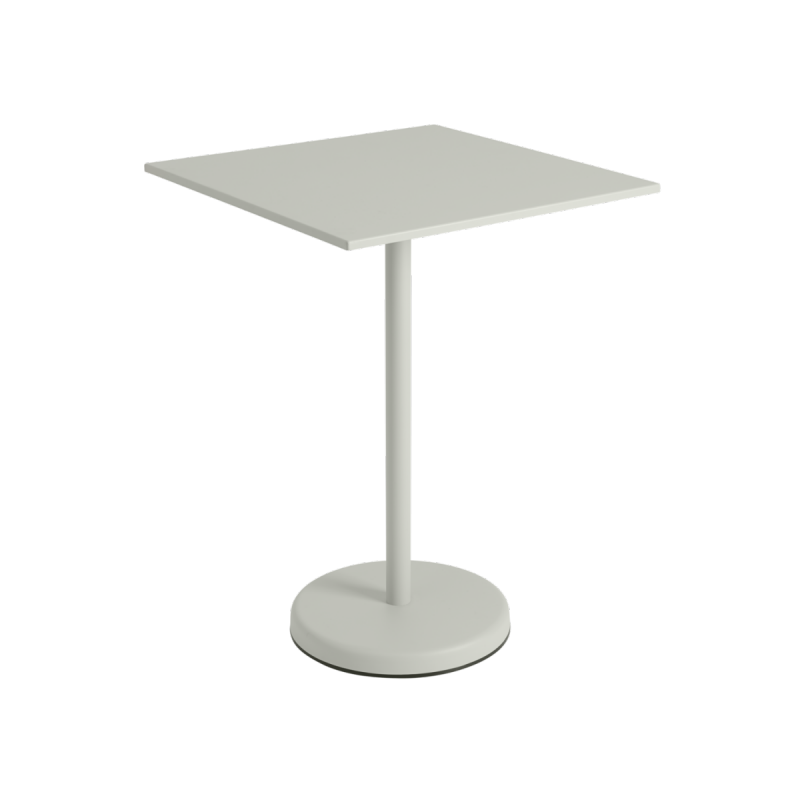 Muuto LINEAR Kwadrat Ogrodowy Stolik Kawowy 70 cm / Wys. 95 cm / Szary