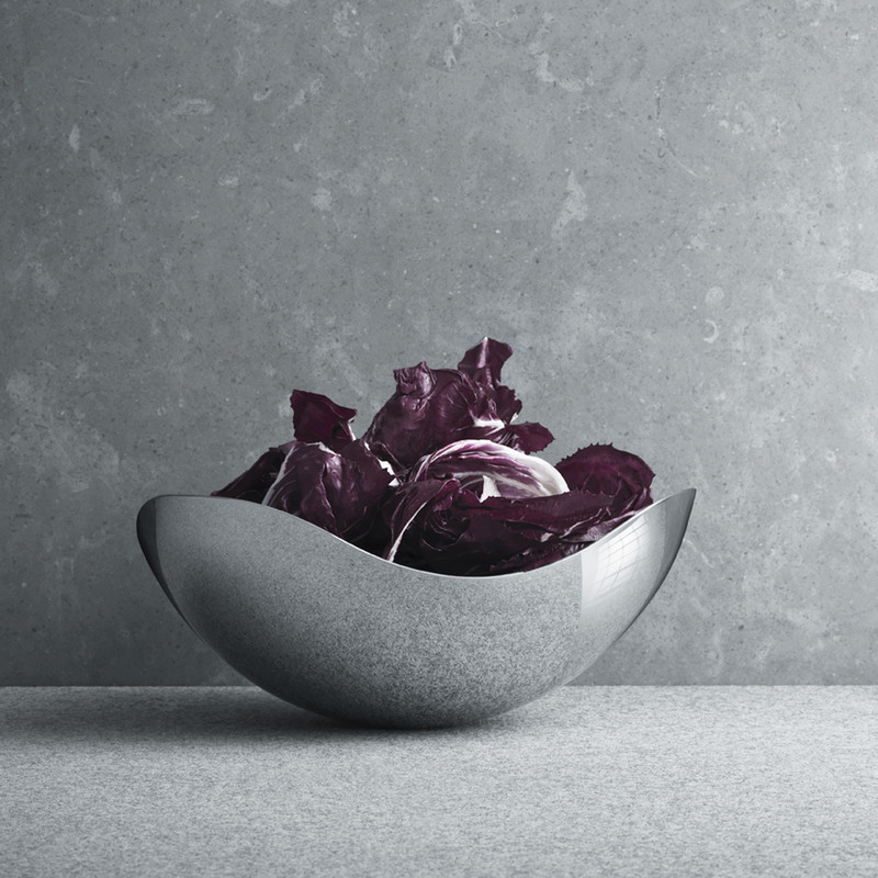 Georg Jensen BLOOM Misa z Polerowanej Stali Nierdzewnej 26 cm