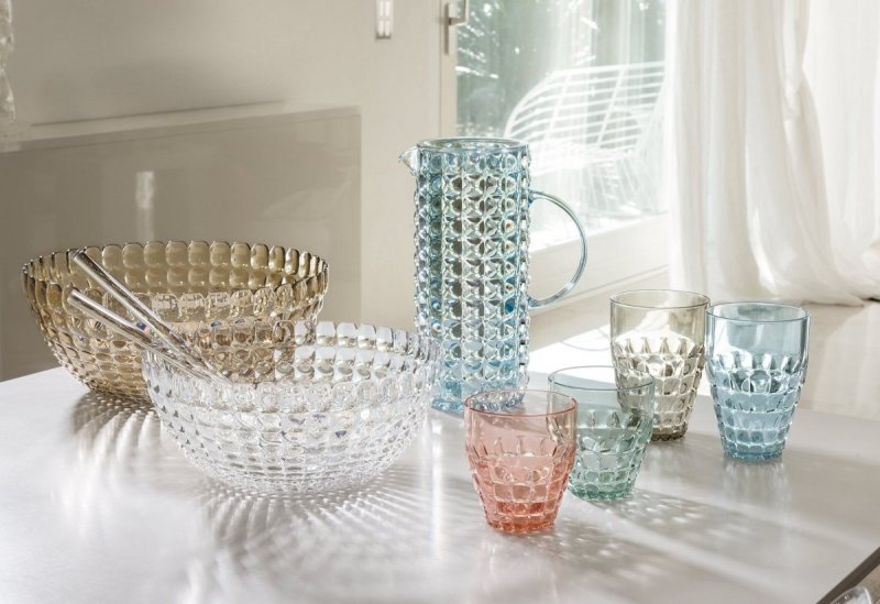 Guzzini TIFFANY Szklanka z Tworzywa 510 ml / Mlecznobiała