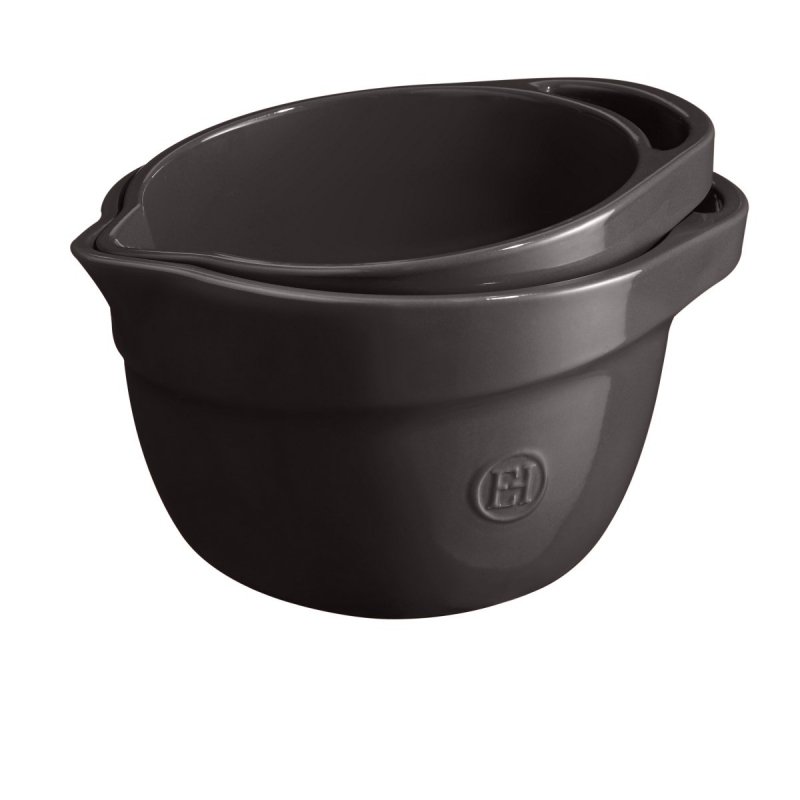 Emile Henry KITCHEN Ceramiczna Miska Kuchenna do Mieszania Ciasta 3,5 l / Biała