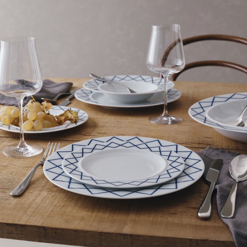 Alessi LA BELLA TAVOLA Salaterka - Miska do Sałaty 2,5 l / Biała Zdobiona