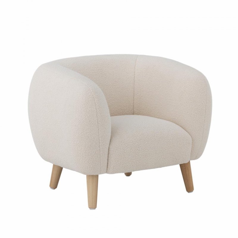 Mały fotel tapicerowany Bloomingville MINI do pokoju dziecka