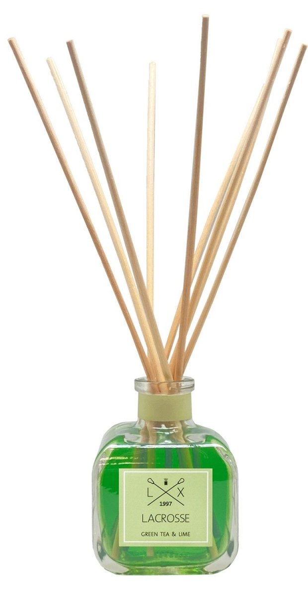 Lacrosse CLASSIC Dyfuzor Zapachowy z Patyczkami 200 ml / Zapach Zielona Herbata i Limonka 