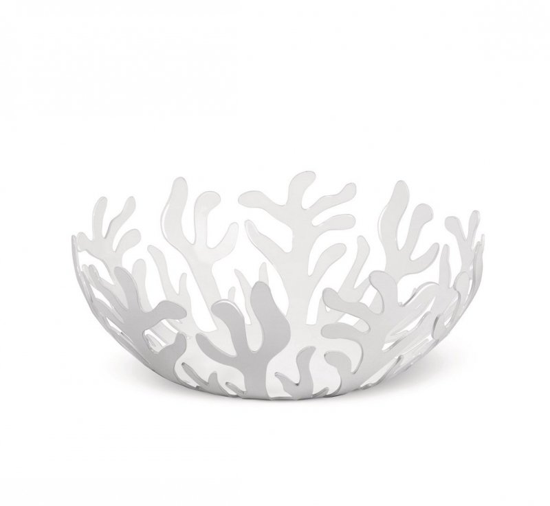 Alessi MEDITERRANEO Kosz na Owoce 21 cm Biały