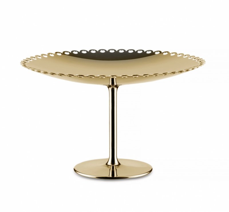 Alessi EDGES Patera z Mosiężną Powłoką / Il Tornitore Matto