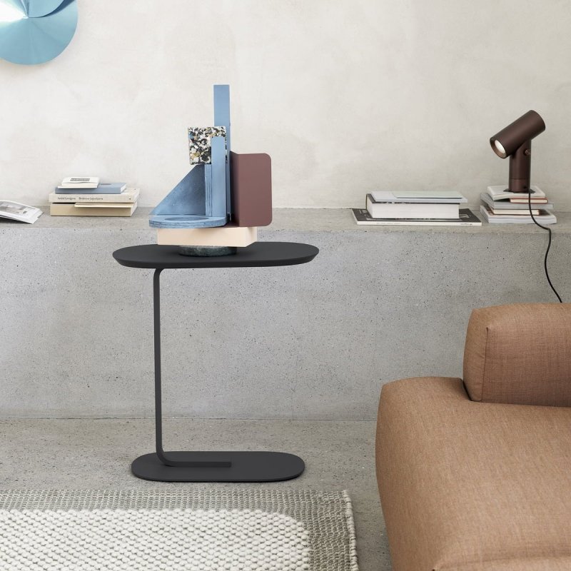 Muuto RELATE Stolik Pomocniczy - Boczny 60,5 cm Ciemnozielony