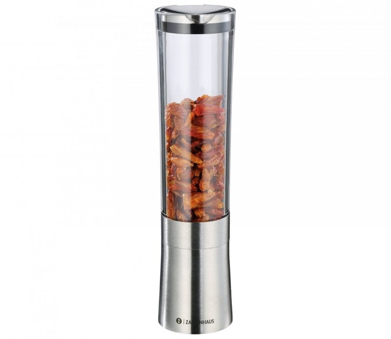 Zassenhaus DIAVOLO Młynek do Chilli 21 cm Srebrny - Stal / Akryl