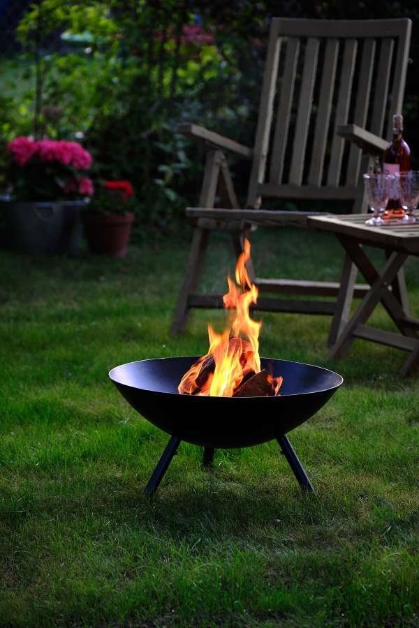 Philippi FLAMES Palenisko Ogrodowe 56 cm + Płyta Grillowa i Szczypce