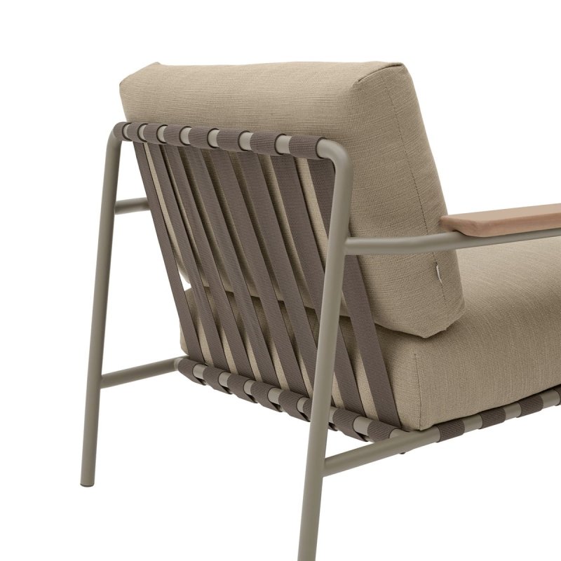 Muuto SETTLE Fotel Ogrodowy / Brązowy - Taupe