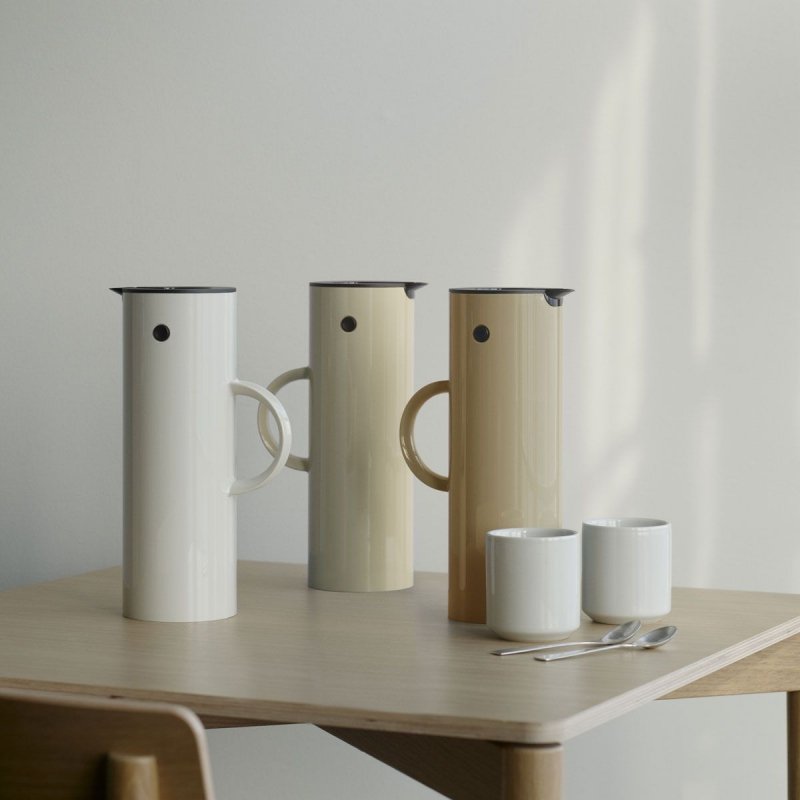 Stelton EM77 Termos Stołowy - Dzbanek Termiczny 1 l / Piaskowy Warm Sand