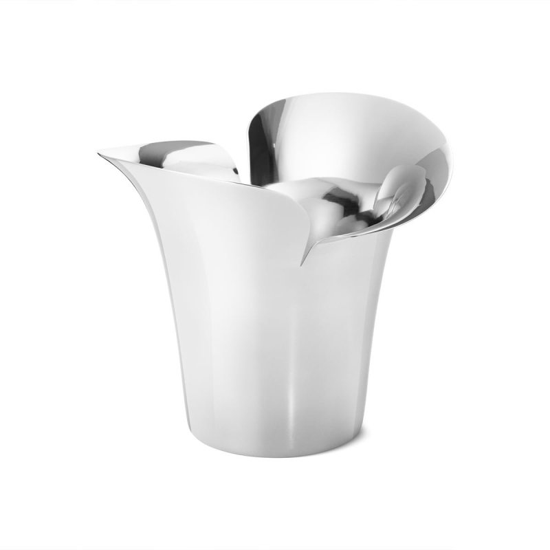 Georg Jensen BLOOM BOTANICA Stalowa Doniczka do Kwiatów 19 cm Polerowna