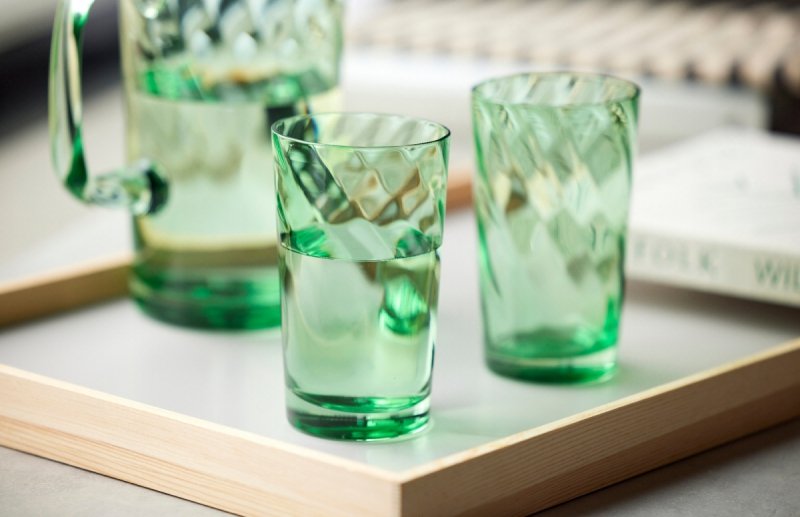 Lyngby Glass VIENNA Szklanki Wysokie 400 ml 4 Szt. / Zielone