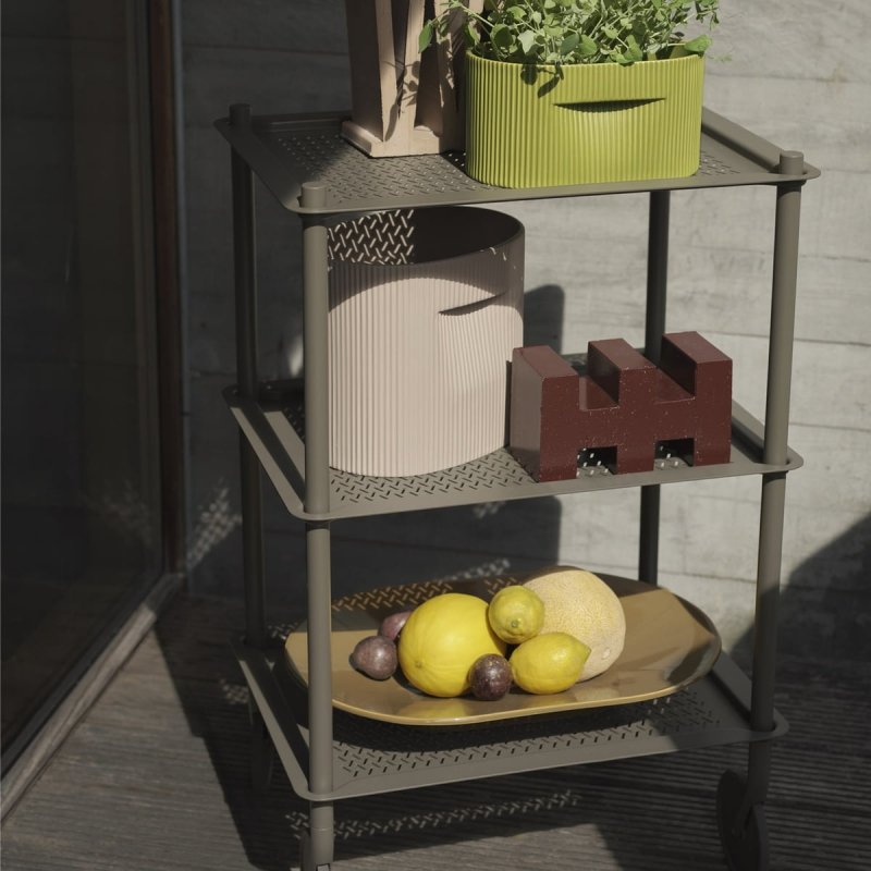 Muuto RIDGE Ceramiczna Doniczka do Kwiatów 13 cm / Biała