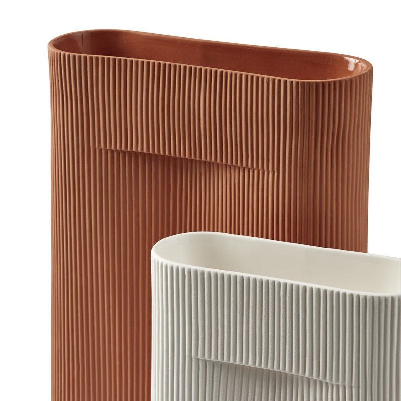 Muuto RIDGE Wazon do Kwiatów 35 cm Biały (Off-White)