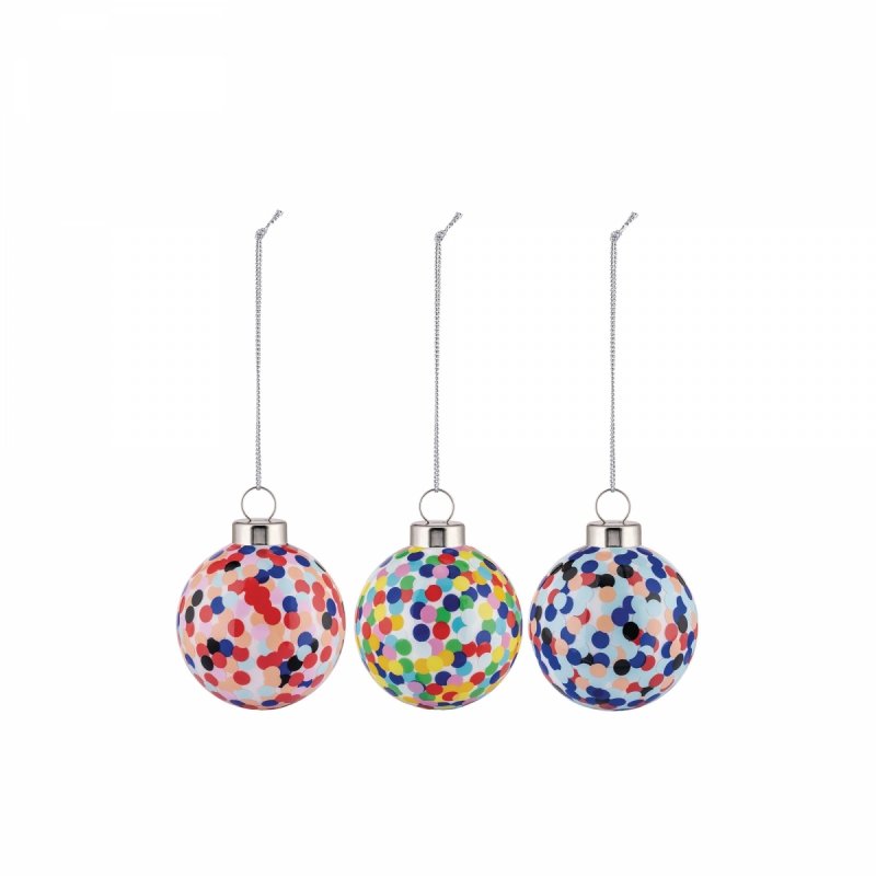 Alessi CHRISTMAS COLLECTION Bombki Choinkowe 3 Szt. / PROUST