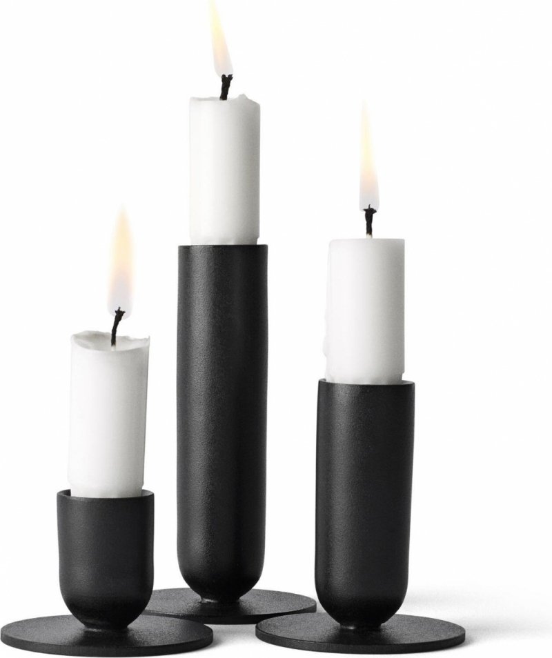 świeczniki stołowe design skandynawski