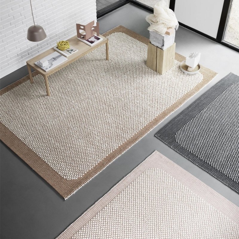 Muuto PEBBLE Dywan Wełniany 240x170 cm Różowy Pale Rose