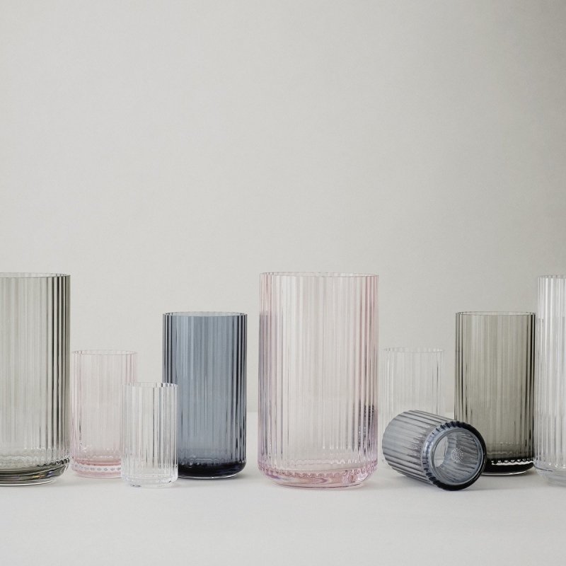 Lyngby Porcelain LYNGBY Wazon Szklany 15 cm Transparentny