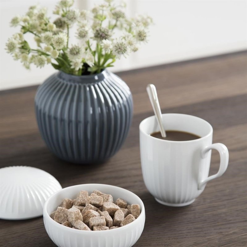 Kähler HAMMERSHØJ Kubek z Uchem 330 ml Biały