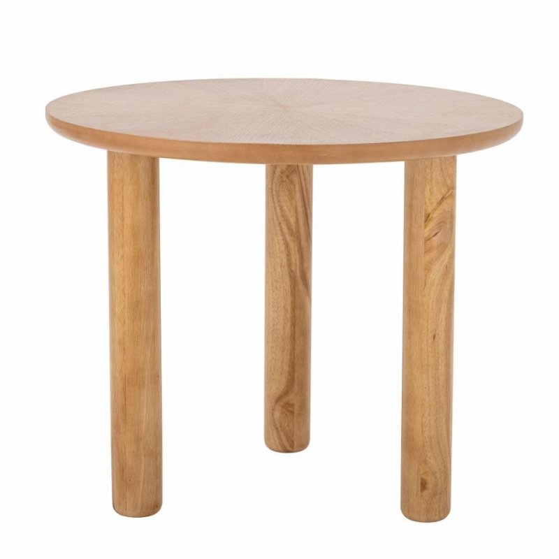 Bloomingville NOMA Drewniany Stolik Kawowy 60 cm / Okrągły