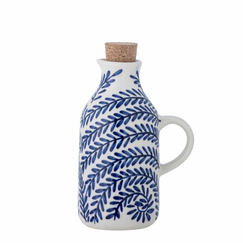 Bloomingville KARLIE Ceramiczna Karafka do Oliwy 260 ml / Niebieska