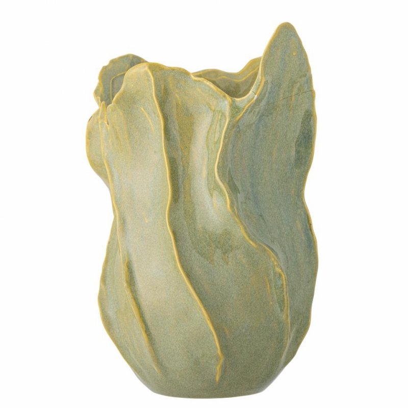 Bloomingville BASTIEN Wazon do Kwiatów 29,5 cm / Zielony