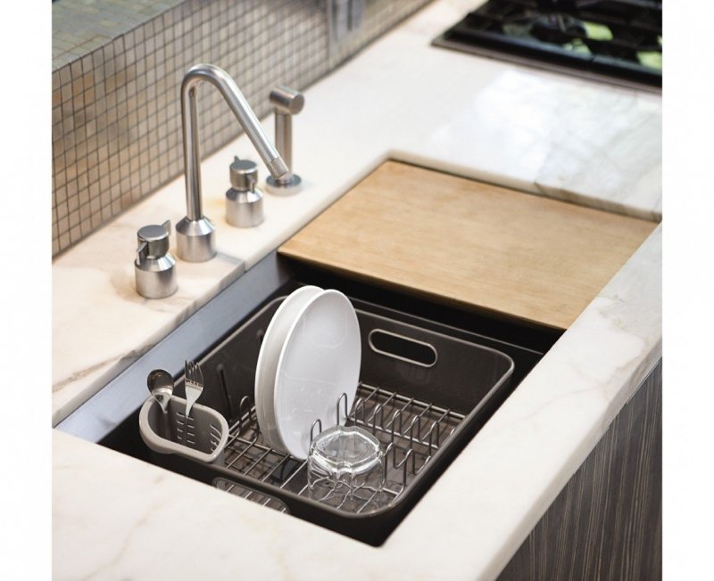simplehuman COMPACT Ociekacz - Suszarka do Naczyń - Szary